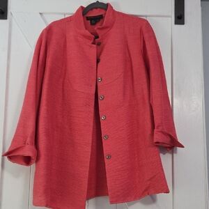 Elegant Coral Women's Blazer
